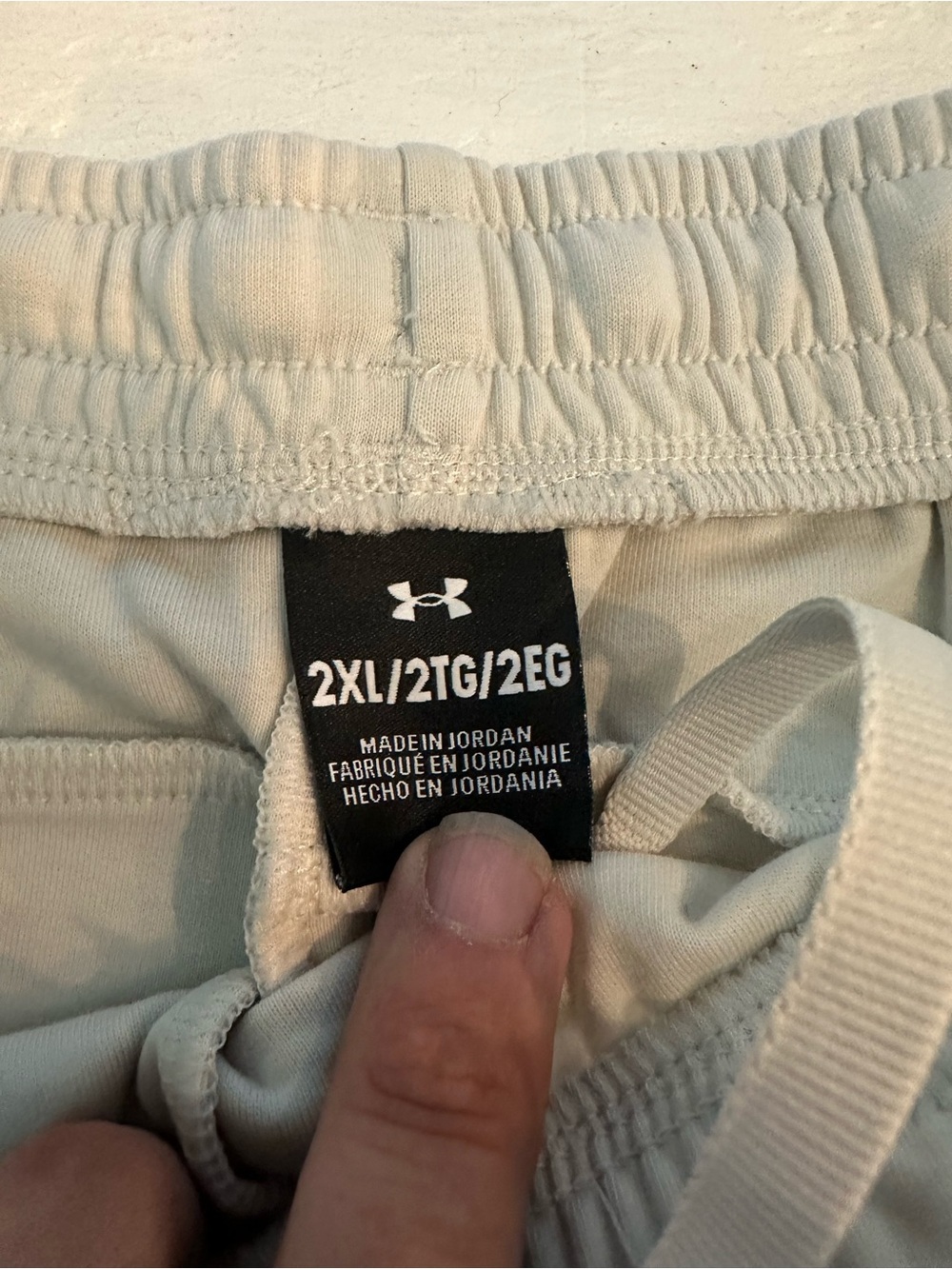 Under Armour Men's Unstoppable Fleece Shorts Heather Grey - Picture 7 of 13